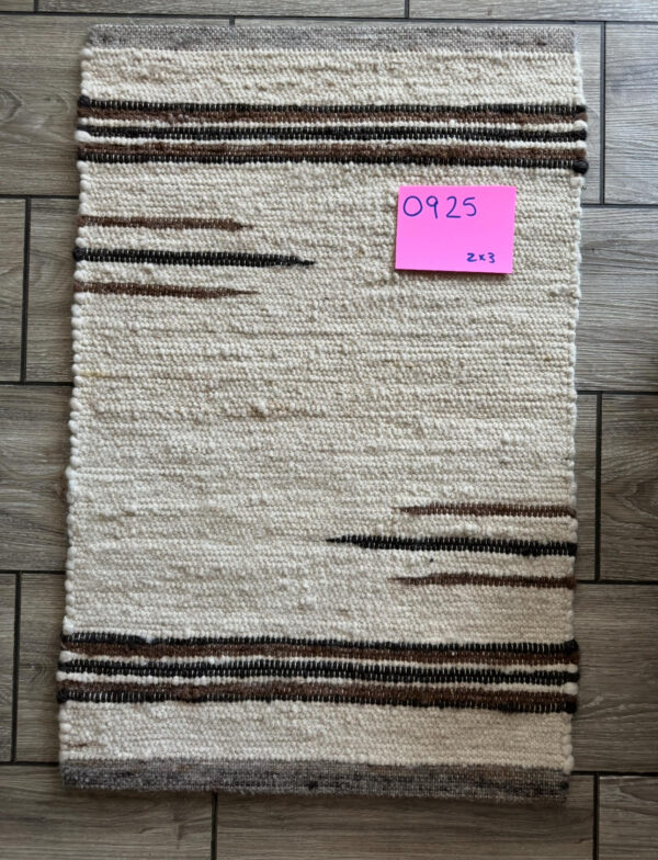 #0925 - Llama Fiber Rug 2x3 ft